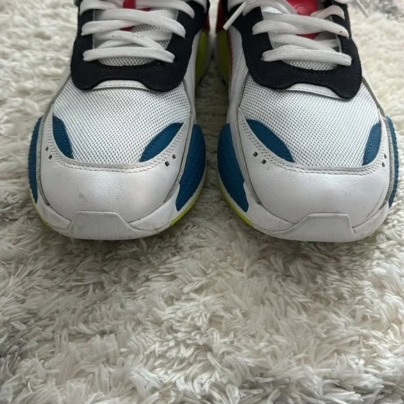PUMA RS-X Goods White Black Red Green Athletic Shoes Men size 11 - Picture 7 of 8